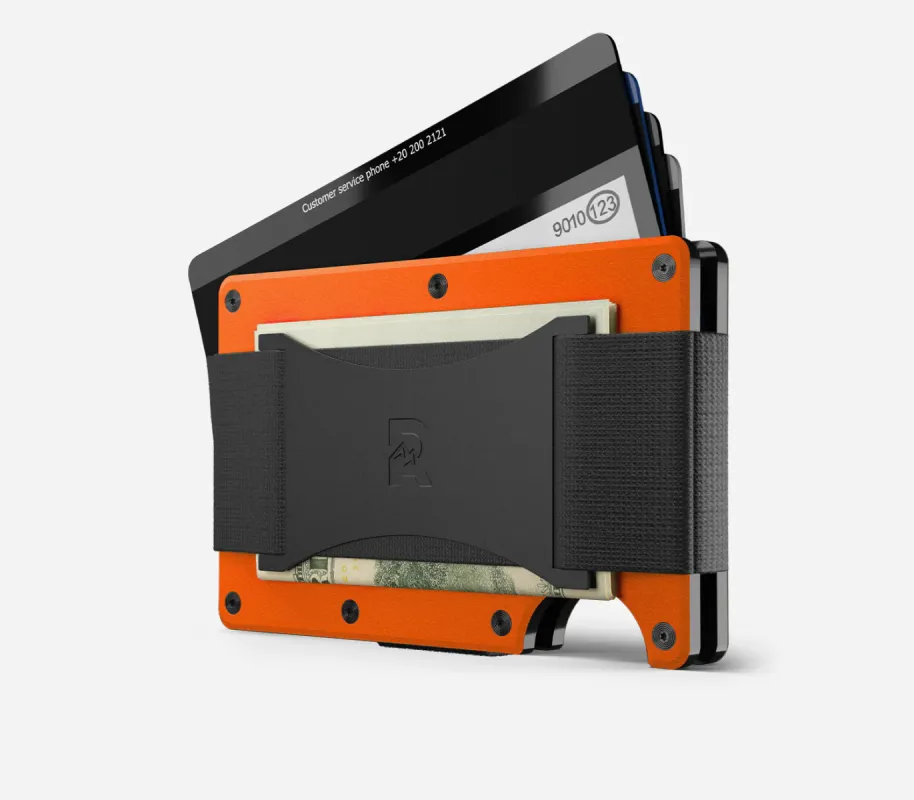 Ridge Wallet Aluminum Cash Strap - Basecamp Orange sold by Sun Diego Boardshops