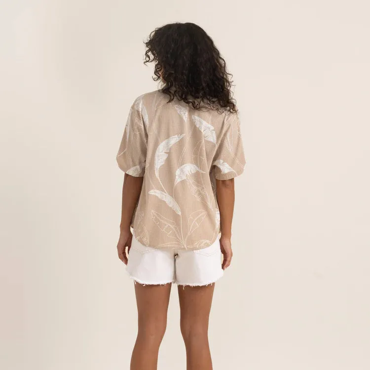 Roark Bless Up Breathable Stretch Shirt - Stone sold by Sun Diego Boardshops product image thumbnail 3