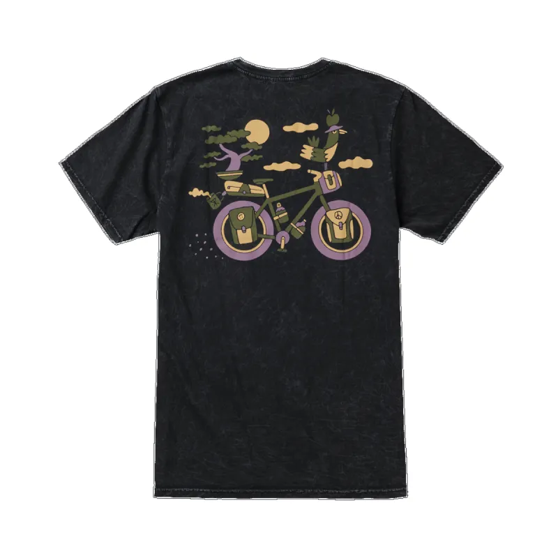 Roark Bike Path Premium Tee - Black sold by Sun Diego Boardshops