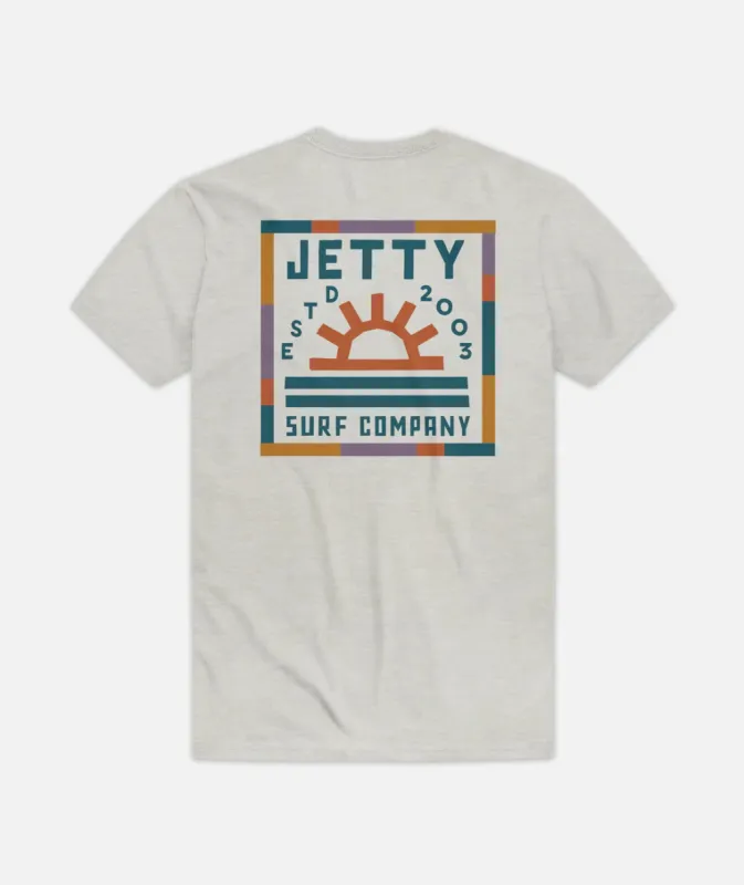 Jetty Halcyon Tee - Heather Grey sold by Sun Diego Boardshops