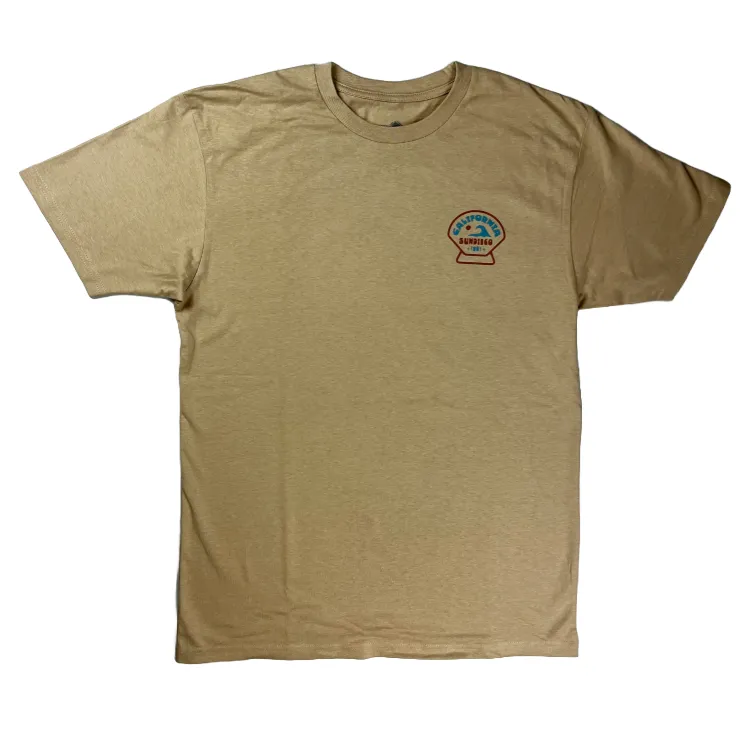 SunDiego CALIFORNIA WAVE T-Shirt - Sand sold by Sun Diego Boardshops product image thumbnail 3