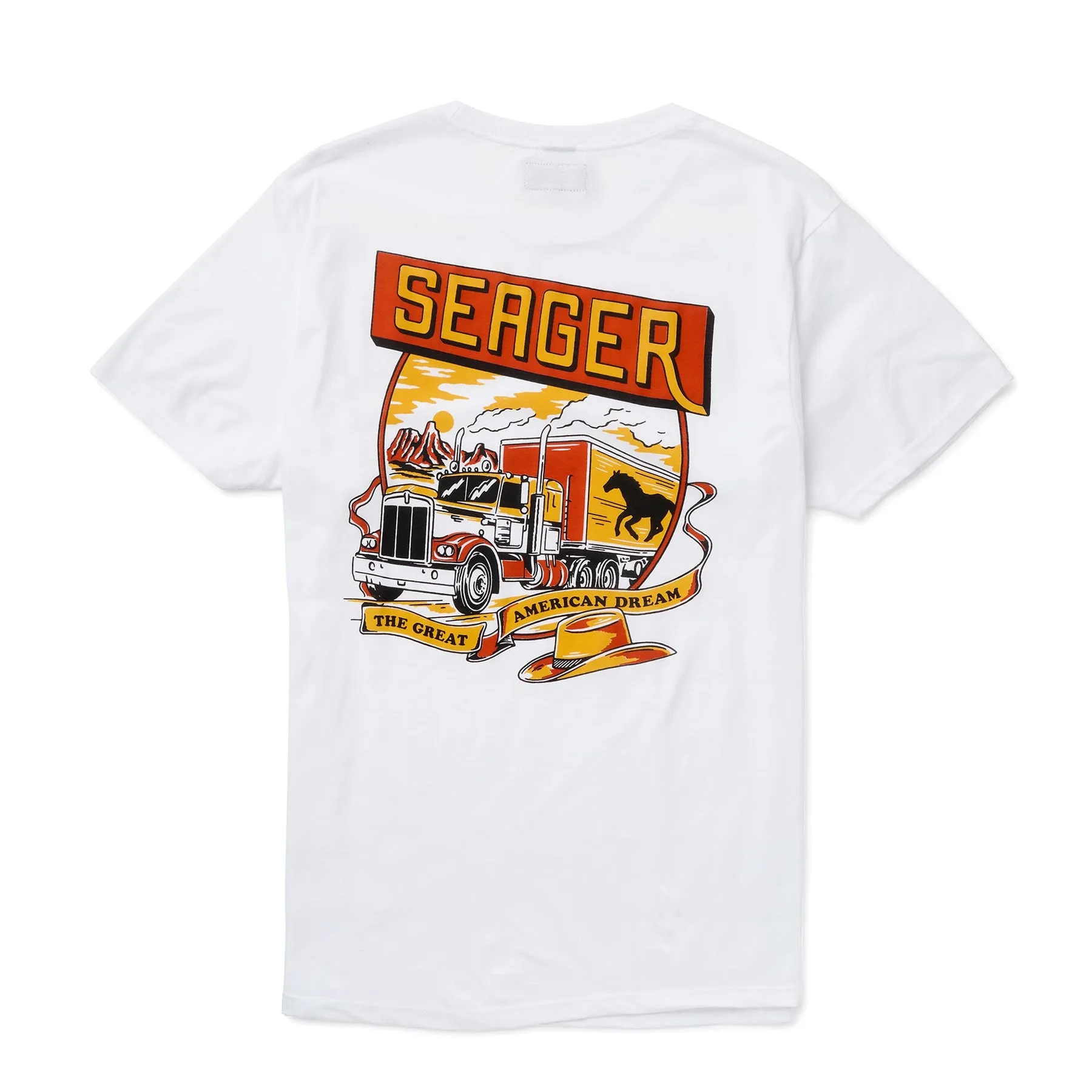 SEAGER TRUCKING TEE - WHITE sold by Sun Diego Boardshops