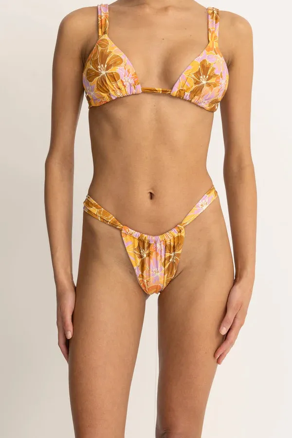 Rhythm Mahana Floral Soft Side Itsy Pant - YELLOW sold by Sun Diego Boardshops