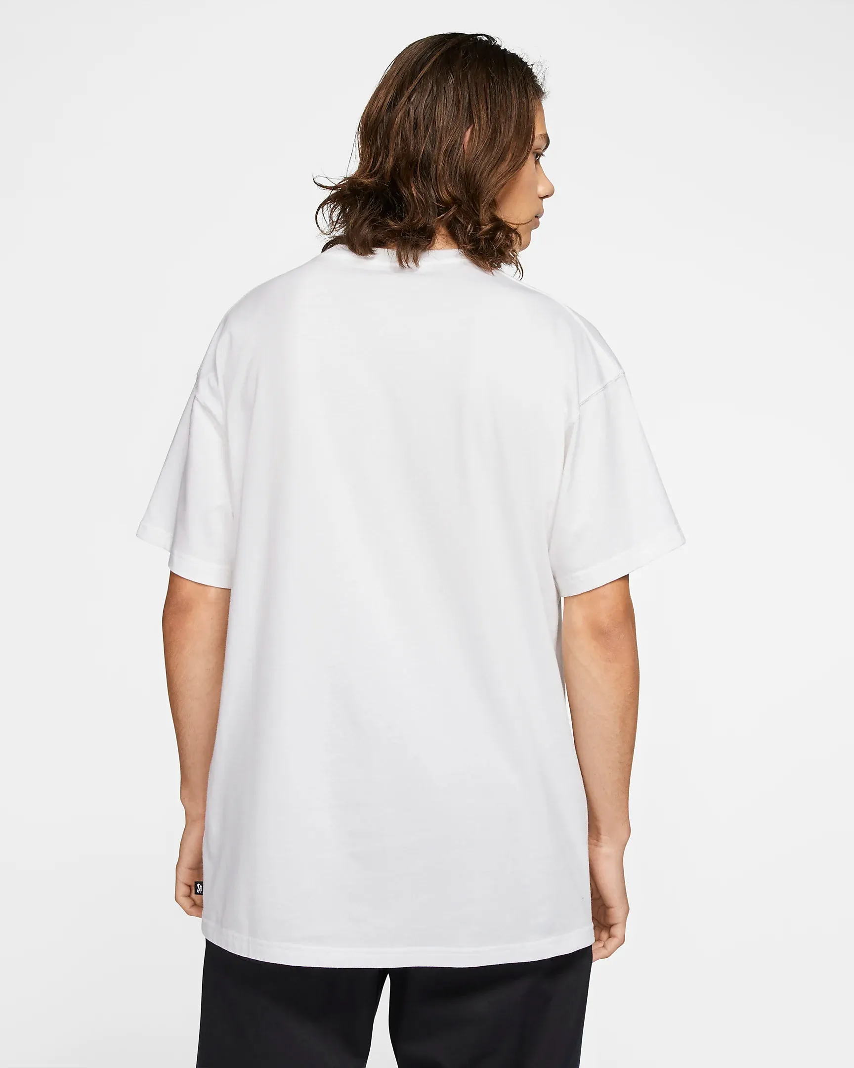 Nike SB Logo Skate T-Shirt - WHITE/ BLACK sold by Sun Diego Boardshops product image thumbnail 2