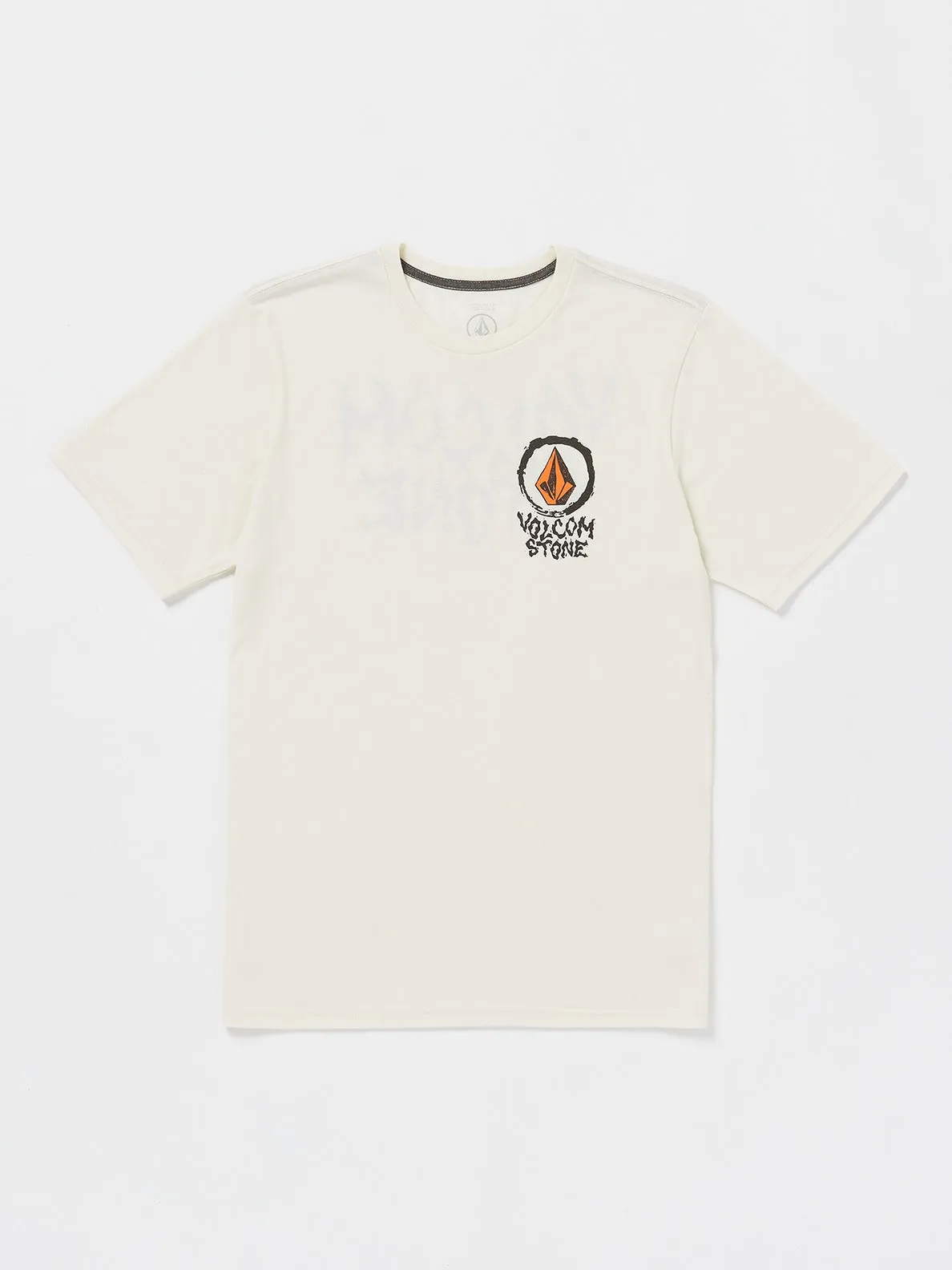 Volcom EZ INK SHORT SLEEVE TEE - OFF WHITE HEATHER sold by Sun Diego Boardshops product image thumbnail 2
