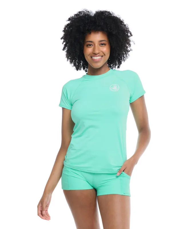 Body Glove SMOOTHIES IN MOTION RASH GUARD - SEA MIST sold by Sun Diego Boardshops