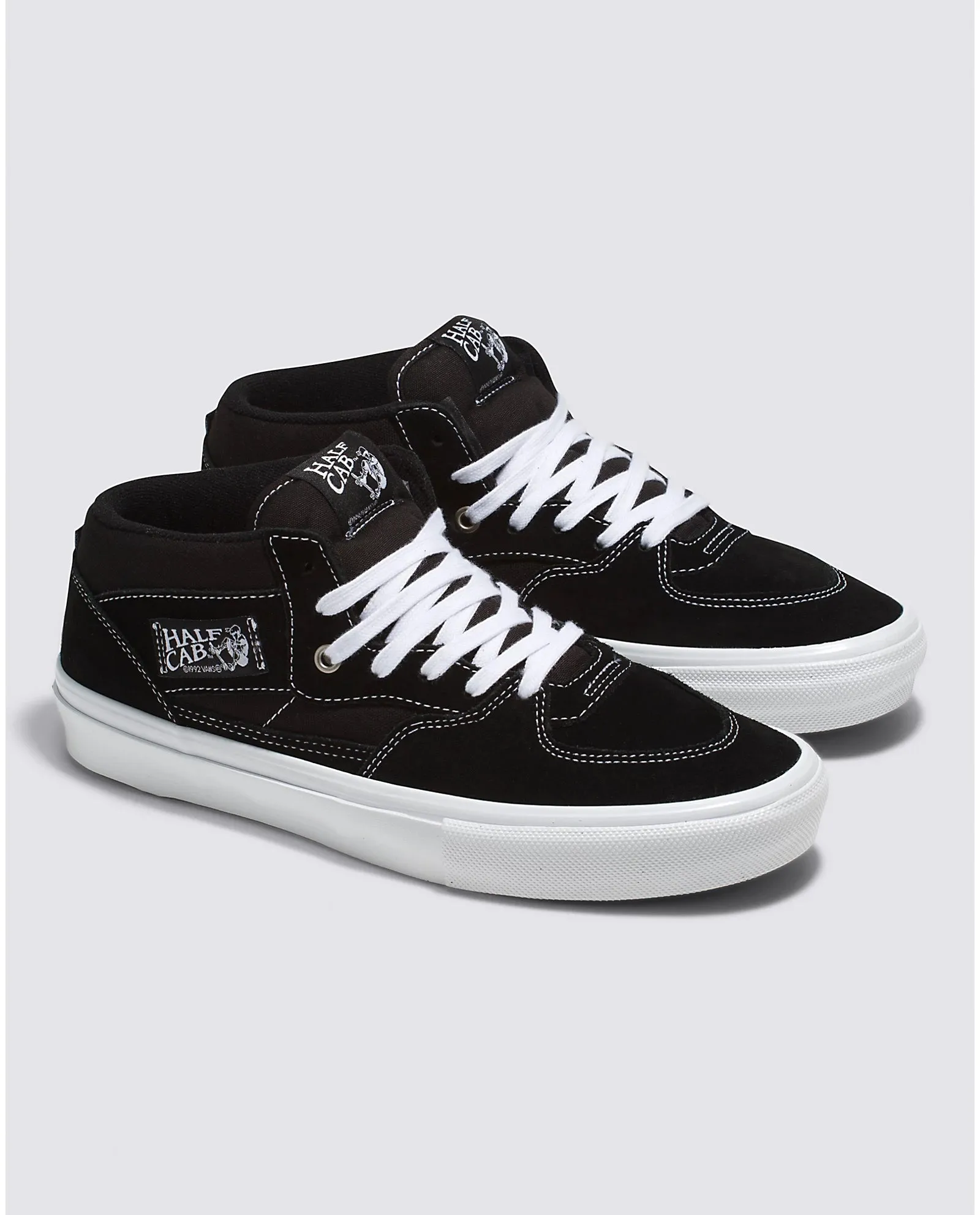 Vans Men's Skate Half Cab Shoe - Black White sold by Sun Diego Boardshops