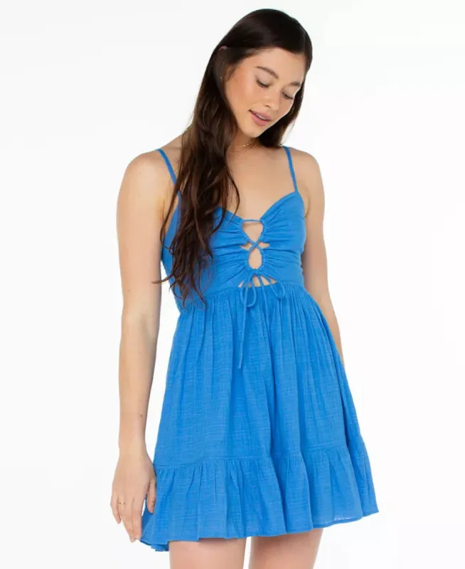 Roxy Jasmine Breeze Solid Dress - CAMPANULA sold by Sun Diego Boardshops