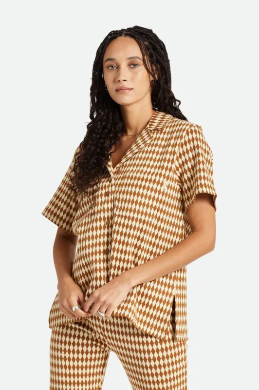 Brixton Dominica Shirt - Washed Copper sold by Sun Diego Boardshops