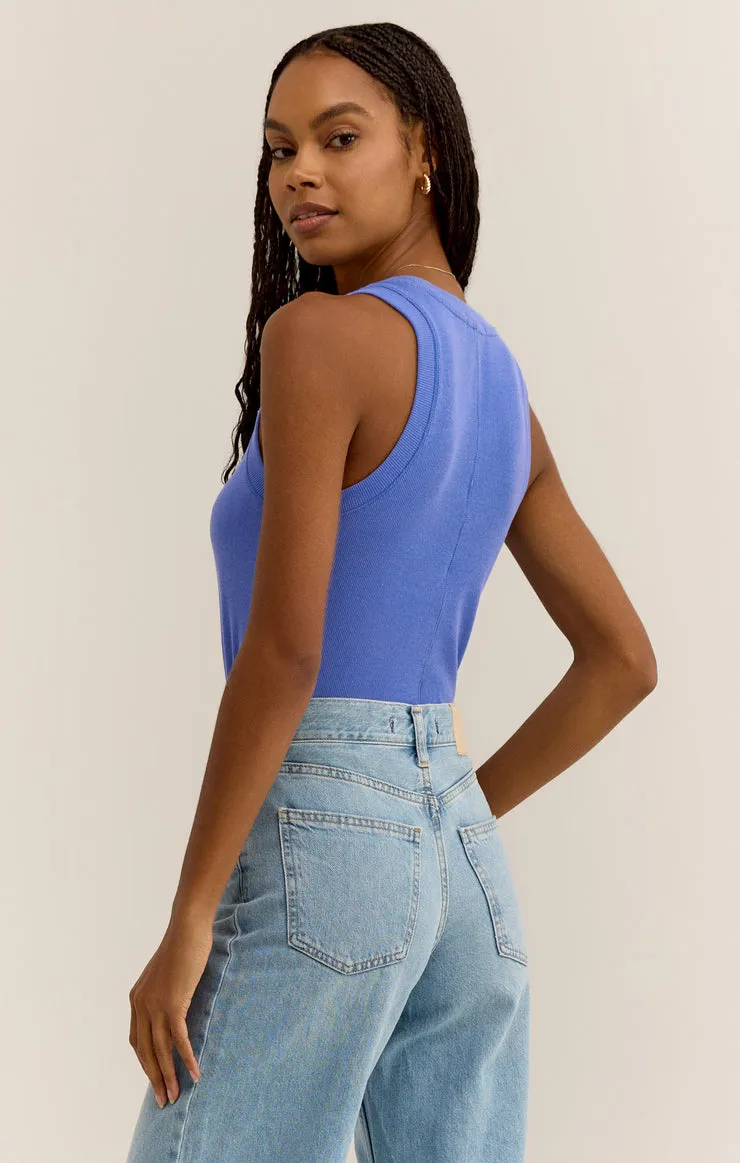 Z-Supply Sirena Rib Tank - Blue Wave sold by Sun Diego Boardshops product image thumbnail 2