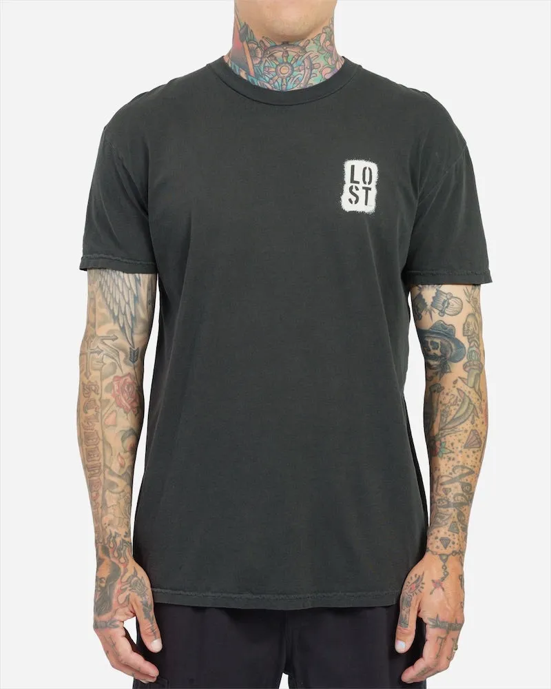 Lost Mohawk Vintage Dye Tee - Vintage Black sold by Sun Diego Boardshops product image thumbnail 2