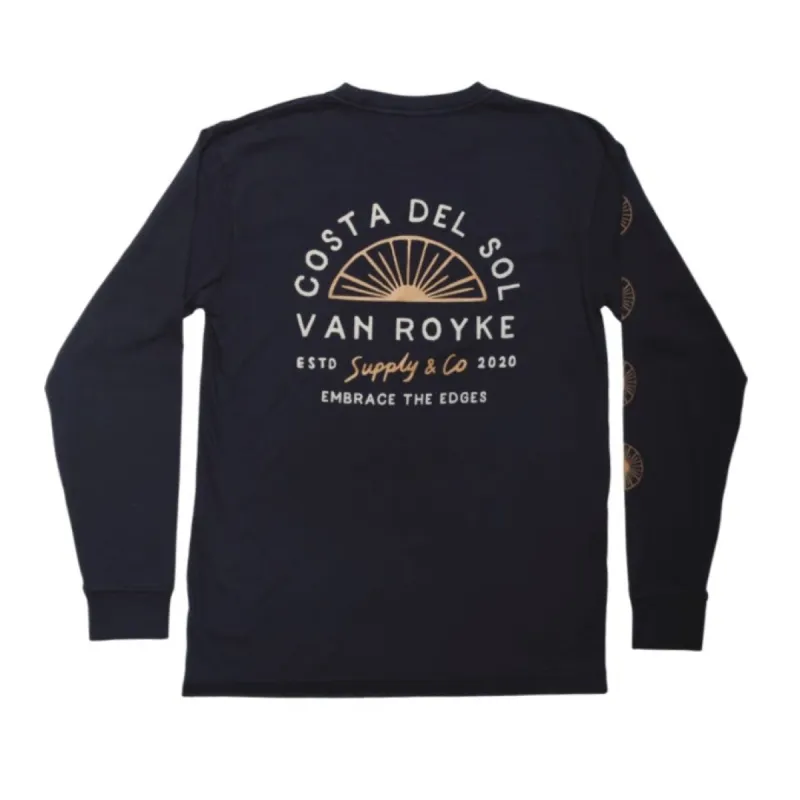 Van Royke Costa Del Sol L/S Tee sold by Sun Diego Boardshops