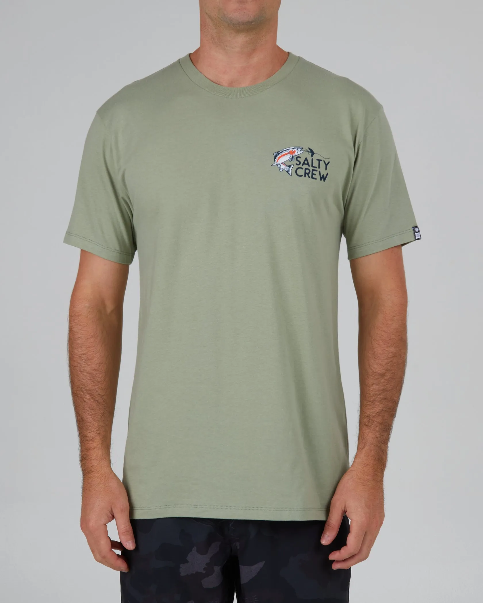 Salty Crew Fly Trap Dusty Sage S/S Premium Tee - DUSTY SAGE sold by Sun Diego Boardshops product image thumbnail 2