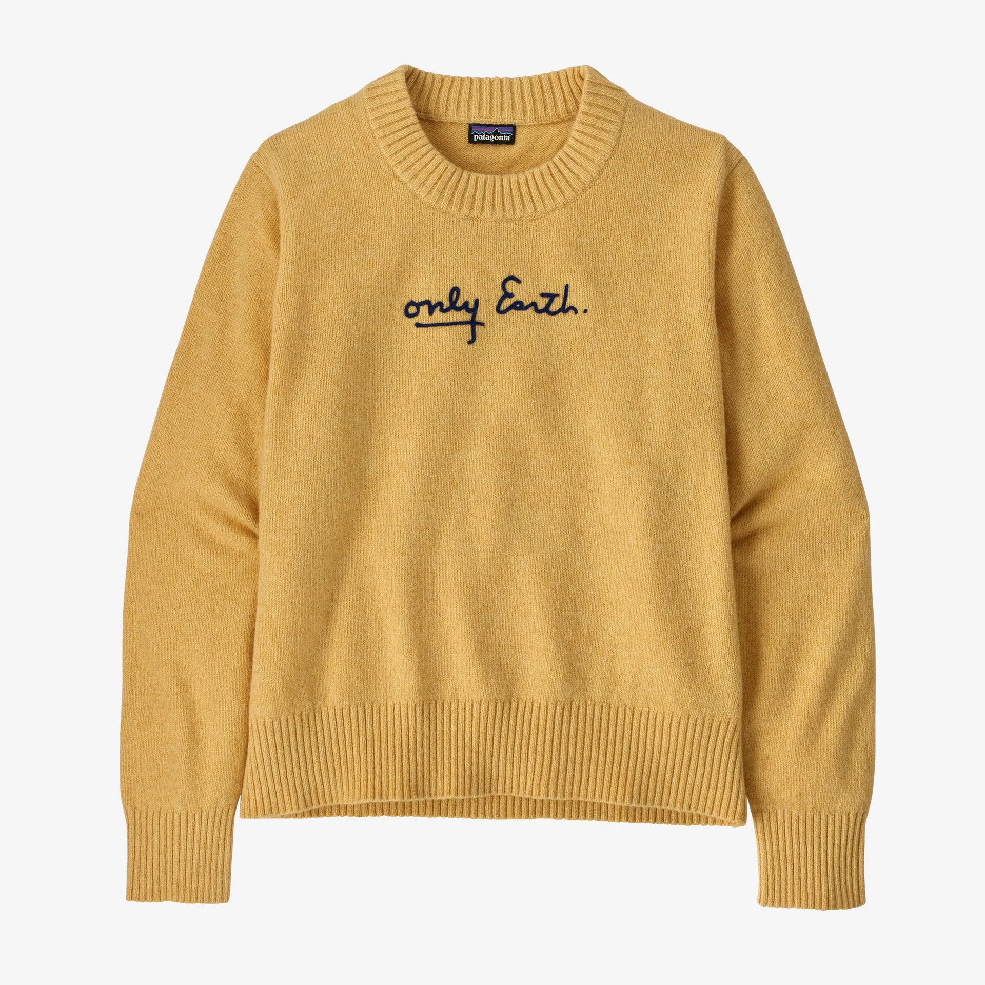 Patagonia Women's Recycled Wool-Blend Crewneck Sweater - ONLY EARTH BEESWAX TAN sold by Sun Diego Boardshops