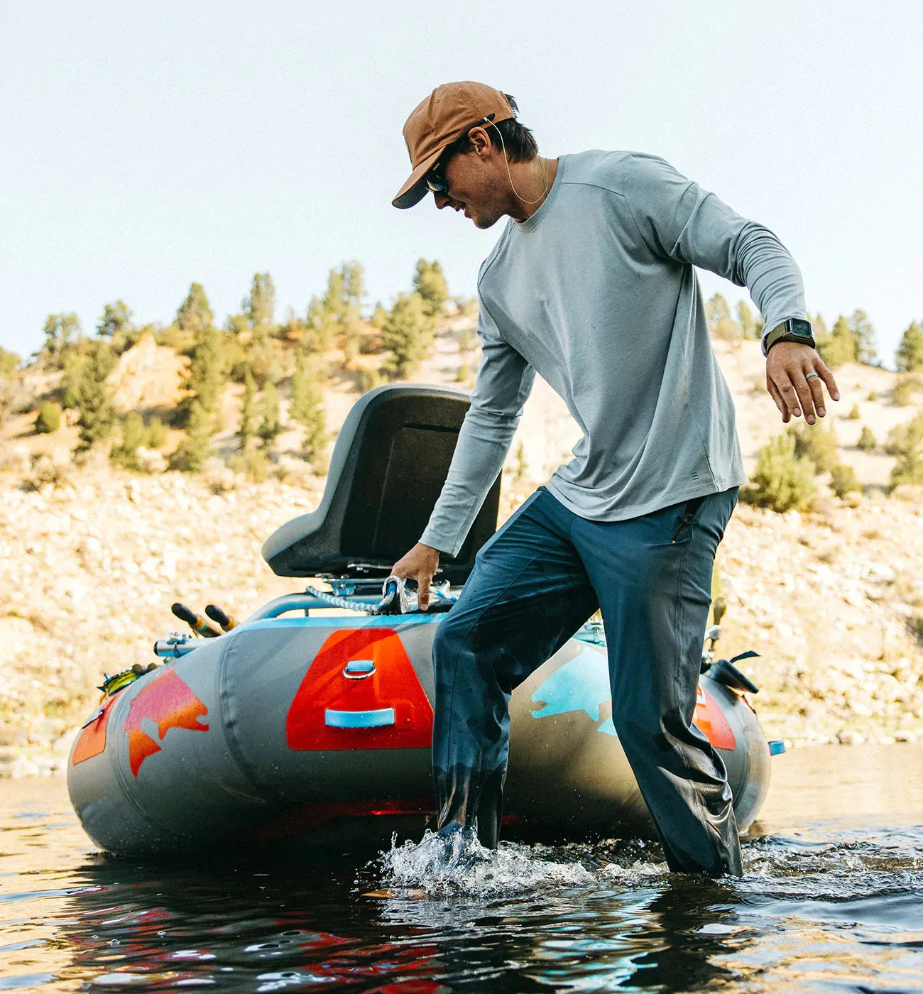 Free Fly Men's Breeze Pant - BLUE DUSK II sold by Sun Diego Boardshops product image thumbnail 3