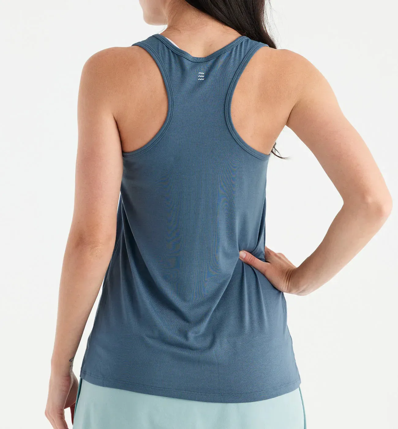 Free Fly Women's Bamboo Motion Racerback Tank - Black sold by Sun Diego Boardshops product image thumbnail 2