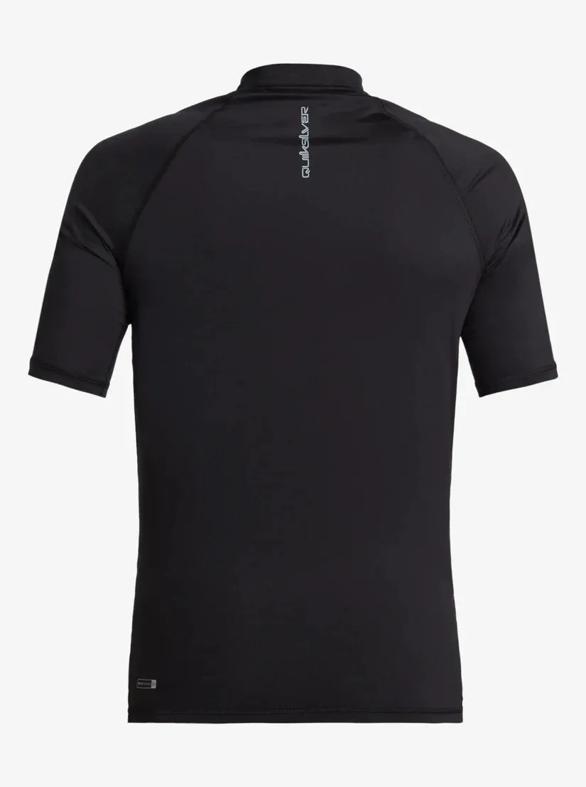 Quiksilver Everyday UPF50 Short Sleeve Rashguard - KVJ0 BLACK sold by Sun Diego Boardshops product image thumbnail 2