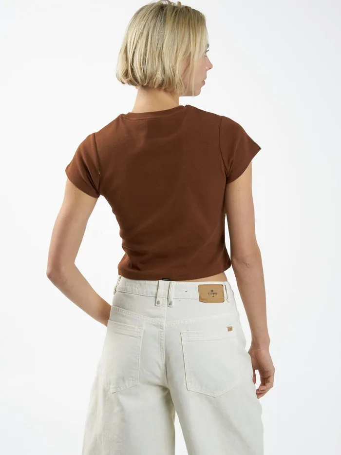 Thrills Minimal Mini Tee - Chestnut sold by Sun Diego Boardshops product image thumbnail 2