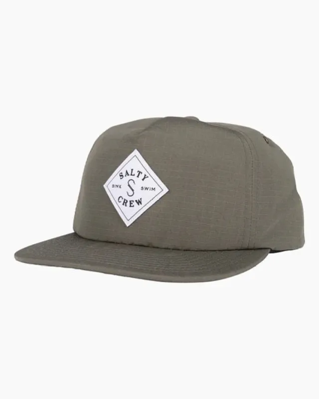 Salty Crew Tippet Rip 5 Panel - Olive sold by Sun Diego Boardshops