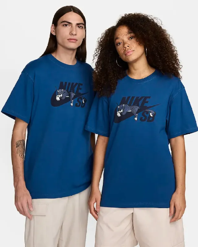 Nike SB Skate-T-Shirt - 476 COURT BLUE made by Nike