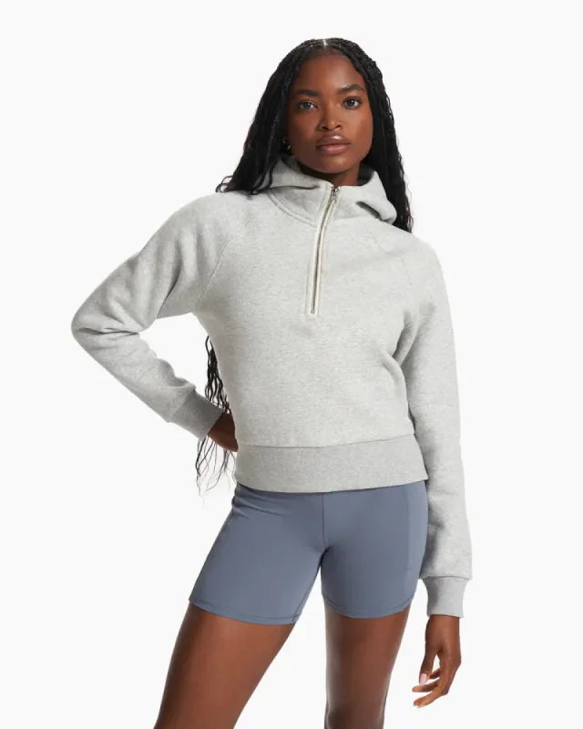 Vuori Restore 1/2 Zip Hoodie - Light Heather Grey sold by Sun Diego Boardshops