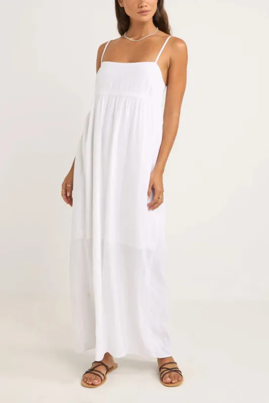 Rhythm Suki Maxi Dress - COCONUT sold by Sun Diego Boardshops