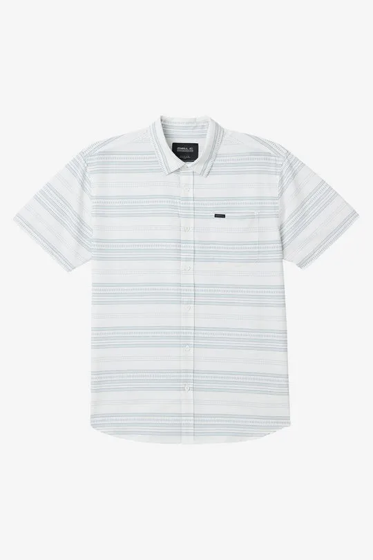 O'Neill Traveler Stripe Standard Fit Shirt - White sold by Sun Diego Boardshops