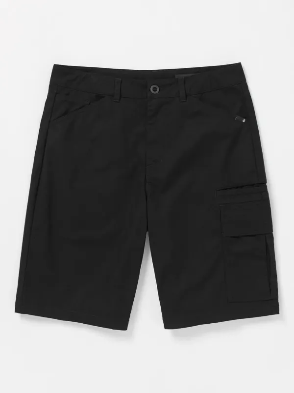 Volcom Grand Fang Cargo Shorts - BLACK sold by Sun Diego Boardshops