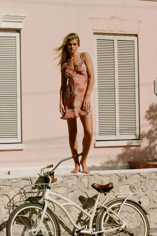 O'neill LUELLA PUNTA TROPICAL MINI DRESS - CANYON CLAY sold by Sun Diego Boardshops