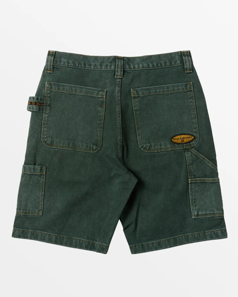 Billabong Bad Dog 21" Workwear Shorts - GREEN OVERDYE sold by Sun Diego Boardshops product image thumbnail 3