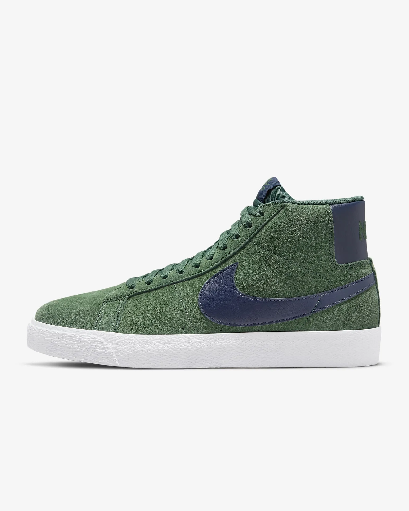 Nike SHOE BLAZER MID NOBLE GREEN/MIDNIGHT NAVY-NOBLE GREEN sold by Sun Diego Boardshops