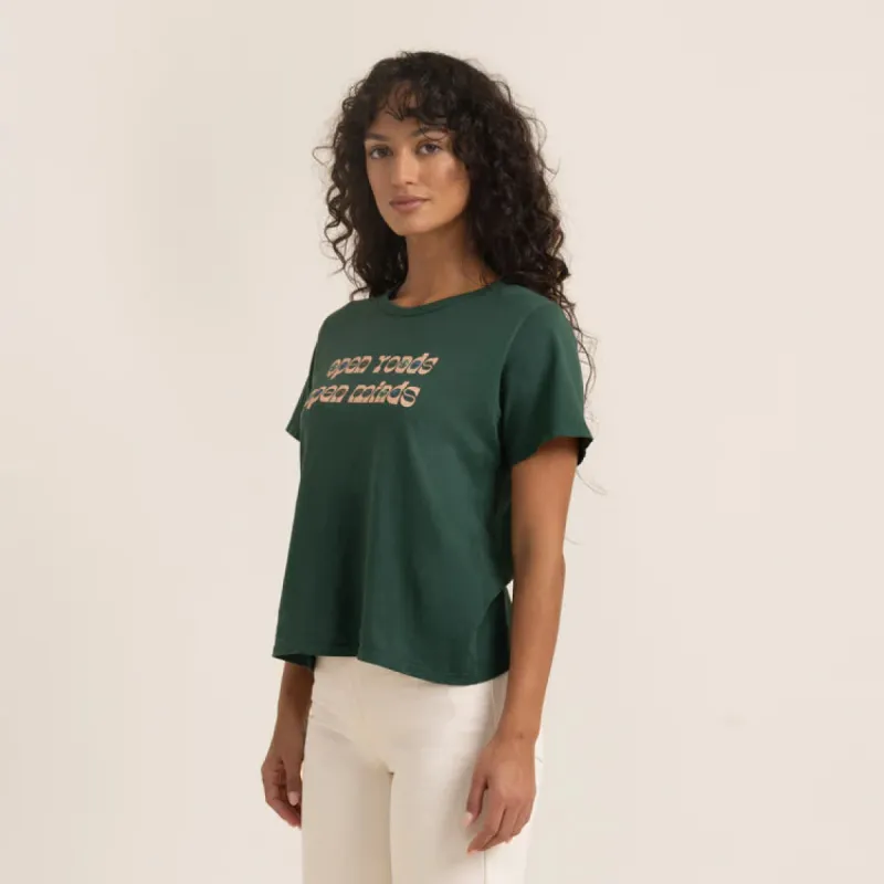 Roark  Open Roads Everyday Premium Tee - Emerald sold by Sun Diego Boardshops
