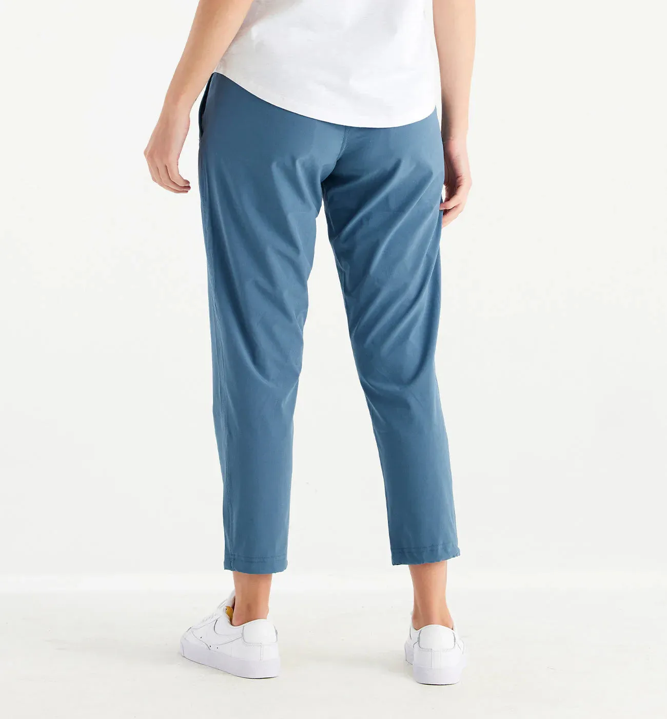 Free Fly Women's Breeze Cropped Pant - PACIFIC BLUE sold by Sun Diego Boardshops product image thumbnail 2