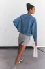 Free People Intercept Pullover - BLUE GREY sold by Sun Diego Boardshops