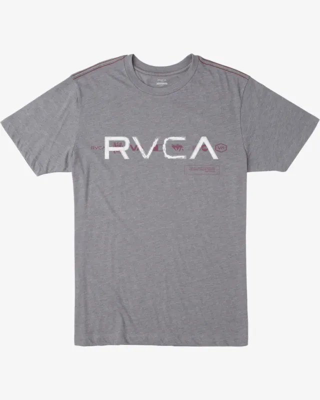 Rvca 
Big All Brand Short Sleeve T-Shirt - Smoke sold by Sun Diego Boardshops