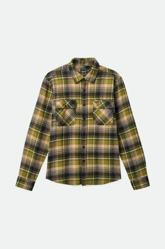 Bowery Flannel - Green Kelp/Sand/Black sold by Sun Diego Boardshops