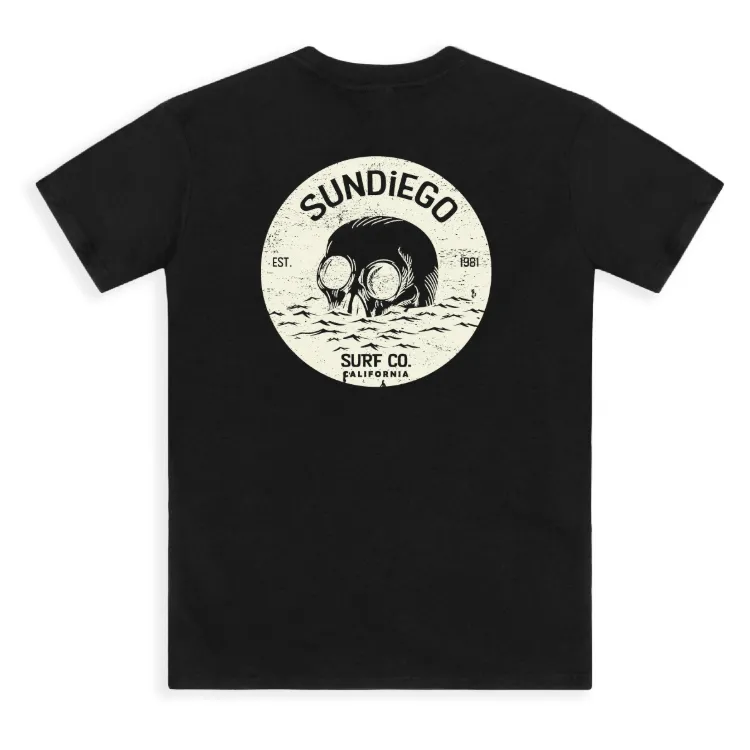 SunDiego Wave Death Youth Tee - Black sold by Sun Diego Boardshops