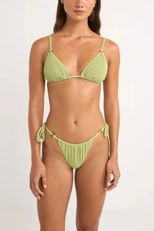 Rhythm Isla Rib Slide Tri Top - FERN sold by Sun Diego Boardshops