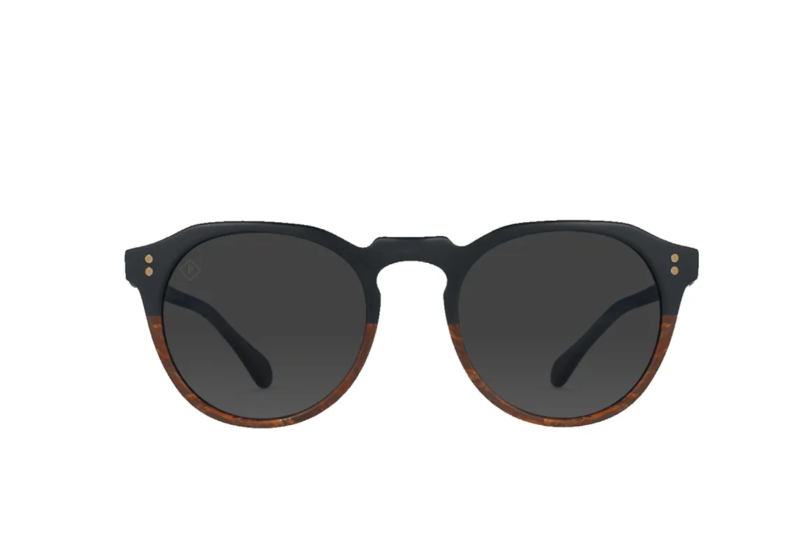 Raen Optics Remmy - Burlwood/Black Polar sold by Sun Diego Boardshops