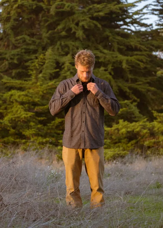Vissla Shaper Eco LS Flannel - BLACK sold by Sun Diego Boardshops