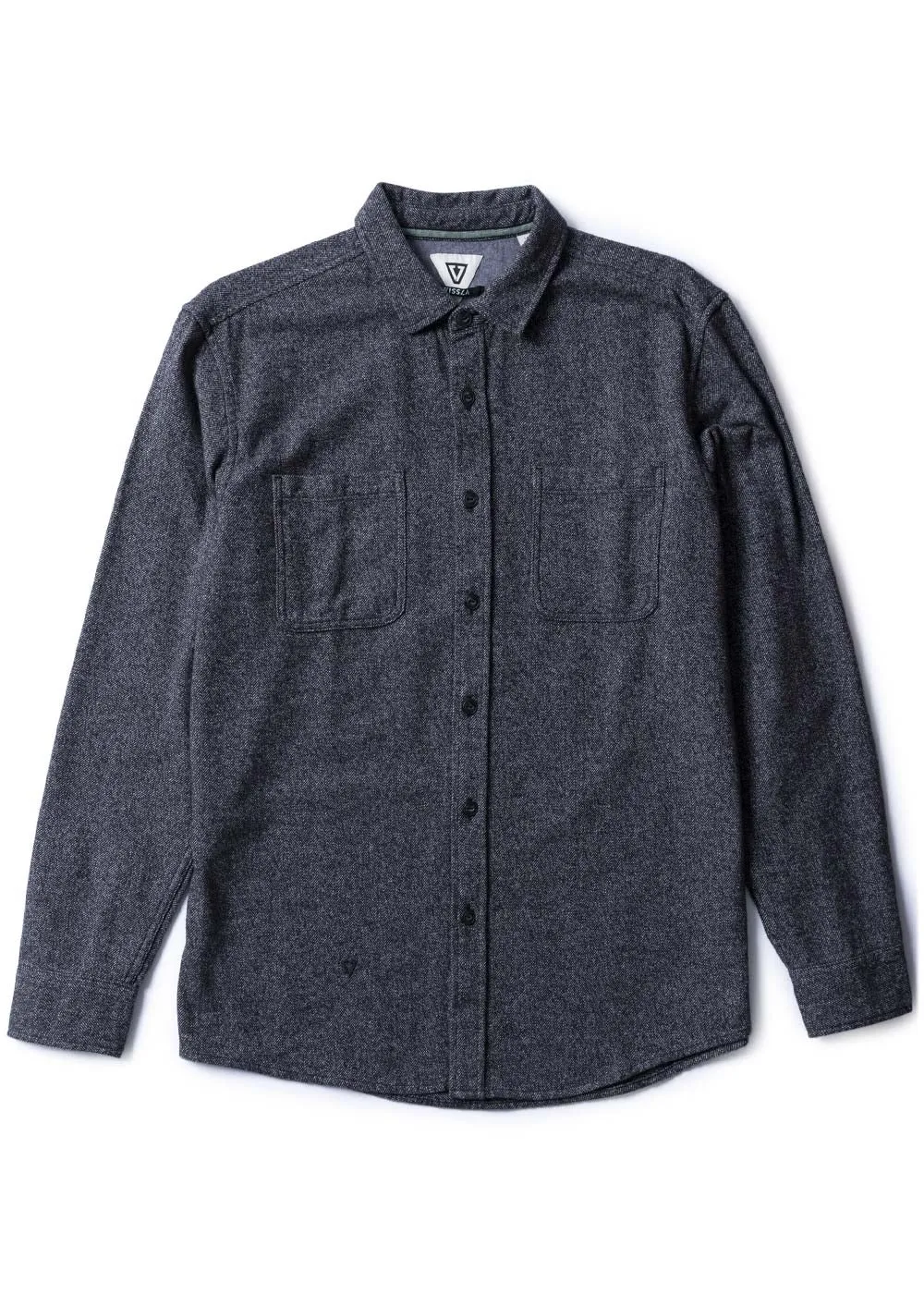 Vissla Shaper Eco LS Flannel - BLACK sold by Sun Diego Boardshops product image thumbnail 2