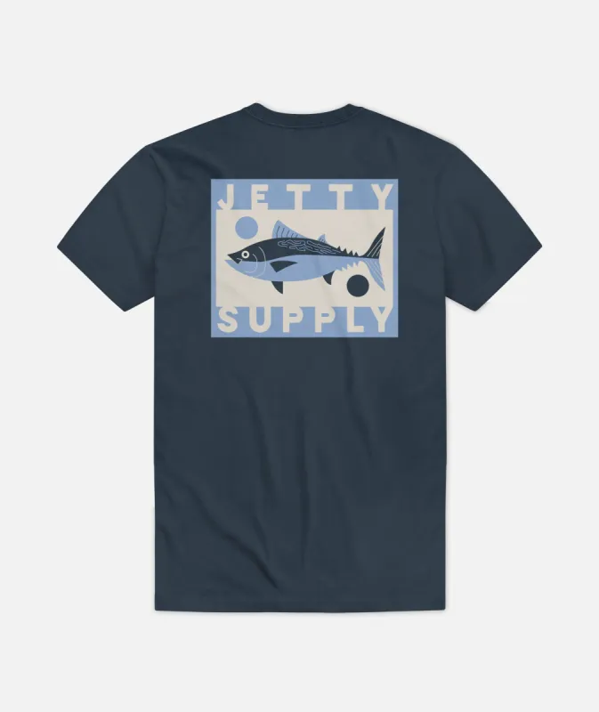 Beach Tuna Tee - Blue sold by Sun Diego Boardshops