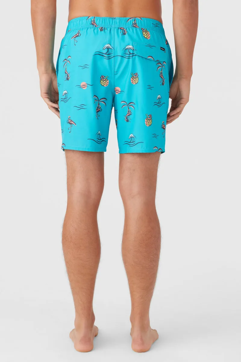 O'Neill Hermosa Elastic Waist 17" Lined Boardshorts - Peacock Blue sold by Sun Diego Boardshops product image thumbnail 5