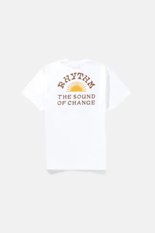 Rhythm Awake Ss T Shirt - VINTAGE WHITE sold by Sun Diego Boardshops