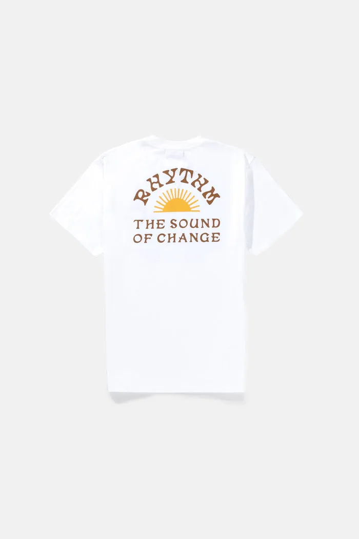 Rhythm Awake Ss T Shirt - VINTAGE WHITE sold by Sun Diego Boardshops