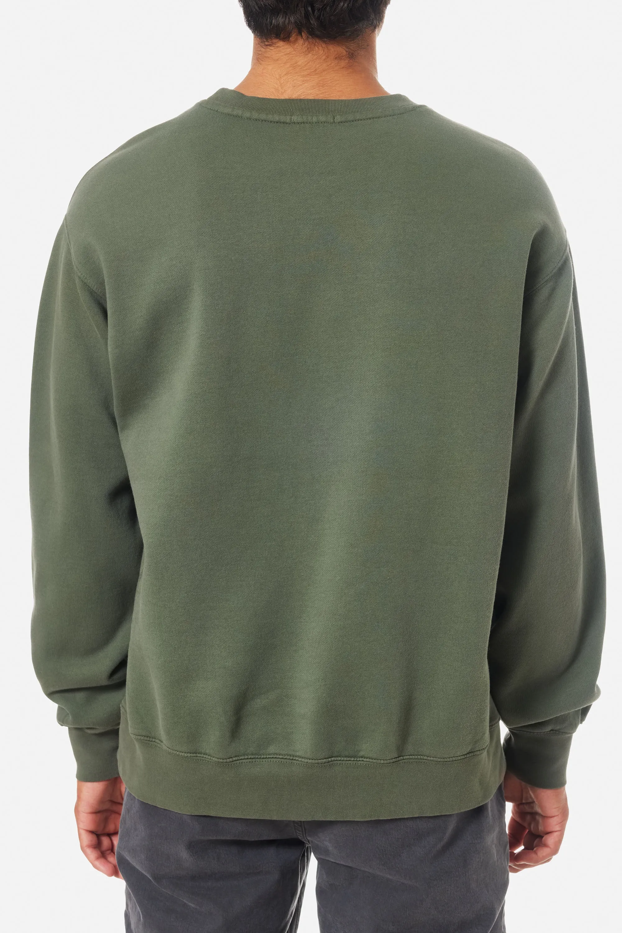 KATIN EMBROIDERED CREWNECK - THYME sold by Sun Diego Boardshops product image thumbnail 2