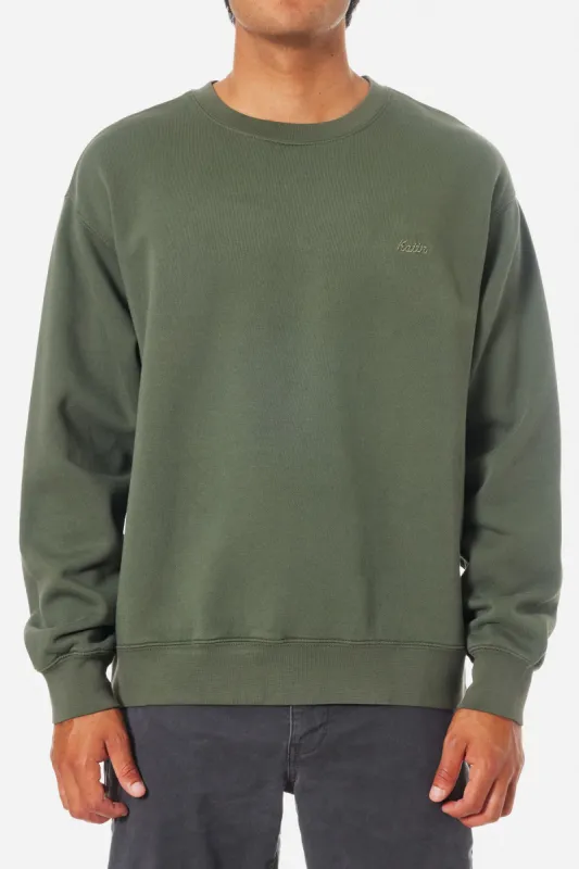 KATIN EMBROIDERED CREWNECK - THYME sold by Sun Diego Boardshops