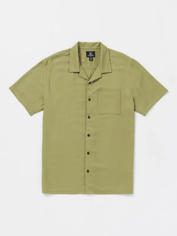 Volcom Rakstone Short Sleeve Shirt - VINTAGE GREEN sold by Sun Diego Boardshops