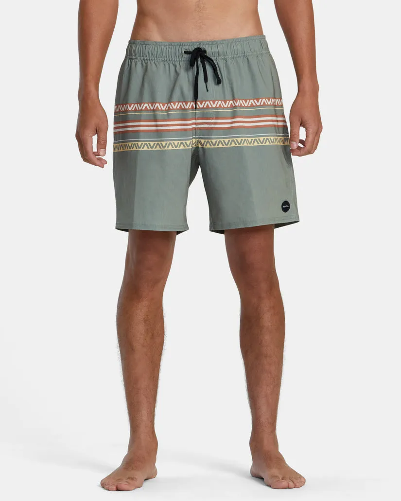 RVCA ATLAS ELASTIC WAIST BOARDSHORTS 17" - ALOE sold by Sun Diego Boardshops