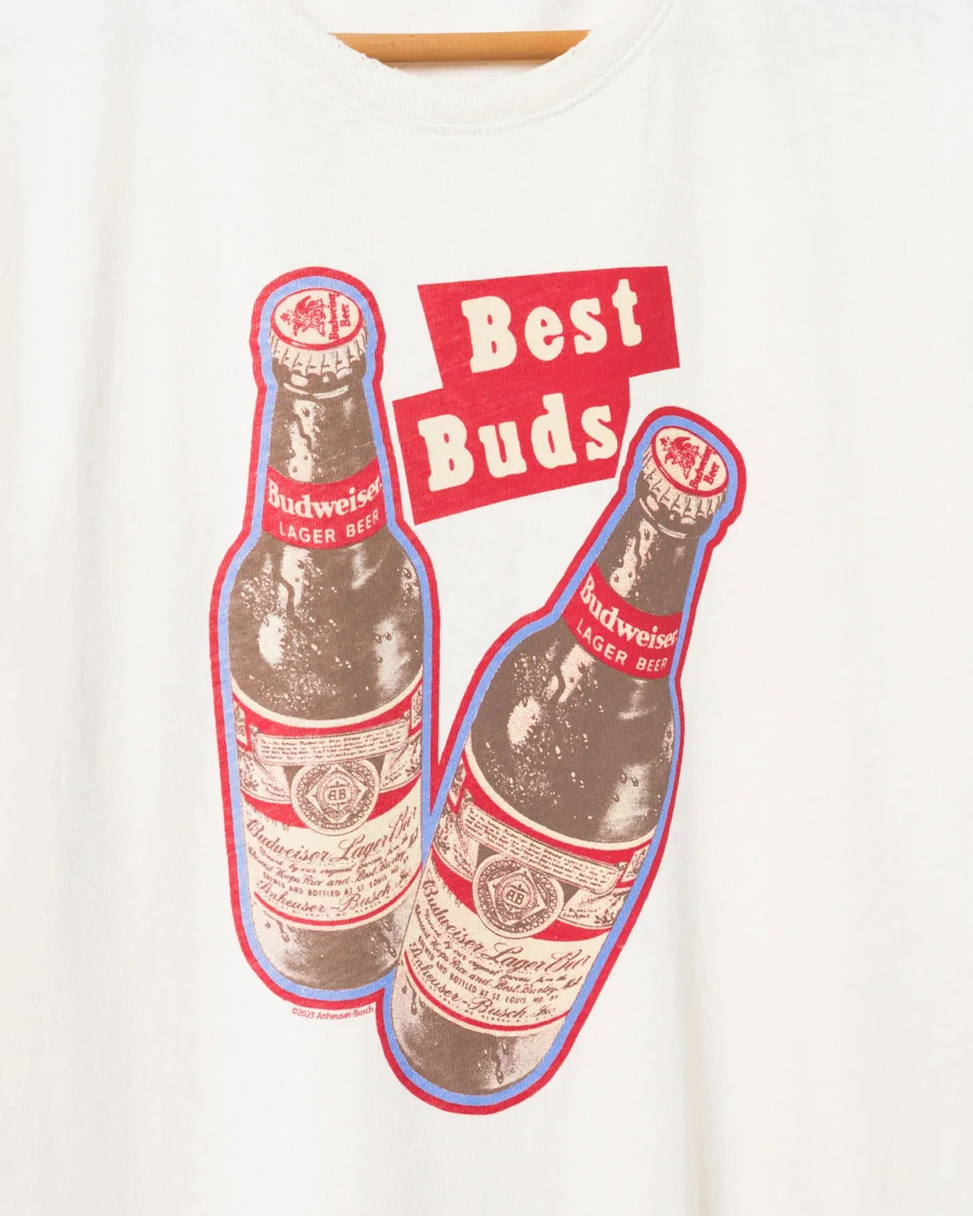 Junk Food BUD'S BEST VINTAGE TEE- VINTAGE WHITE sold by Sun Diego Boardshops product image thumbnail 3